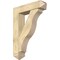 Ekena Millwork Funston Arts and Crafts Rough Sawn Bracket w/ Offset Brace, Douglas Fir, 8"W x 32"D x 44"H BKT0806X32X44FST03RDF - alternate 1